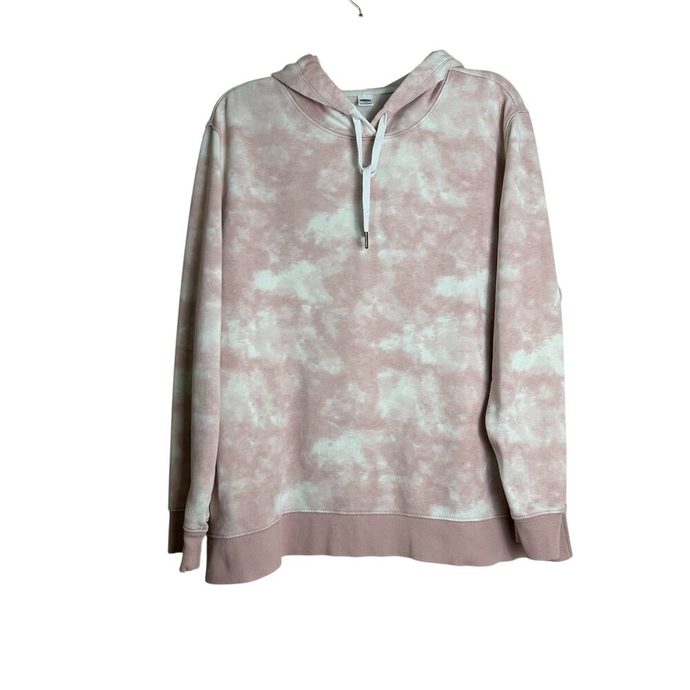 Old Navy XXL Pink Tie Dye Hoodie Vintage Pullover Women's